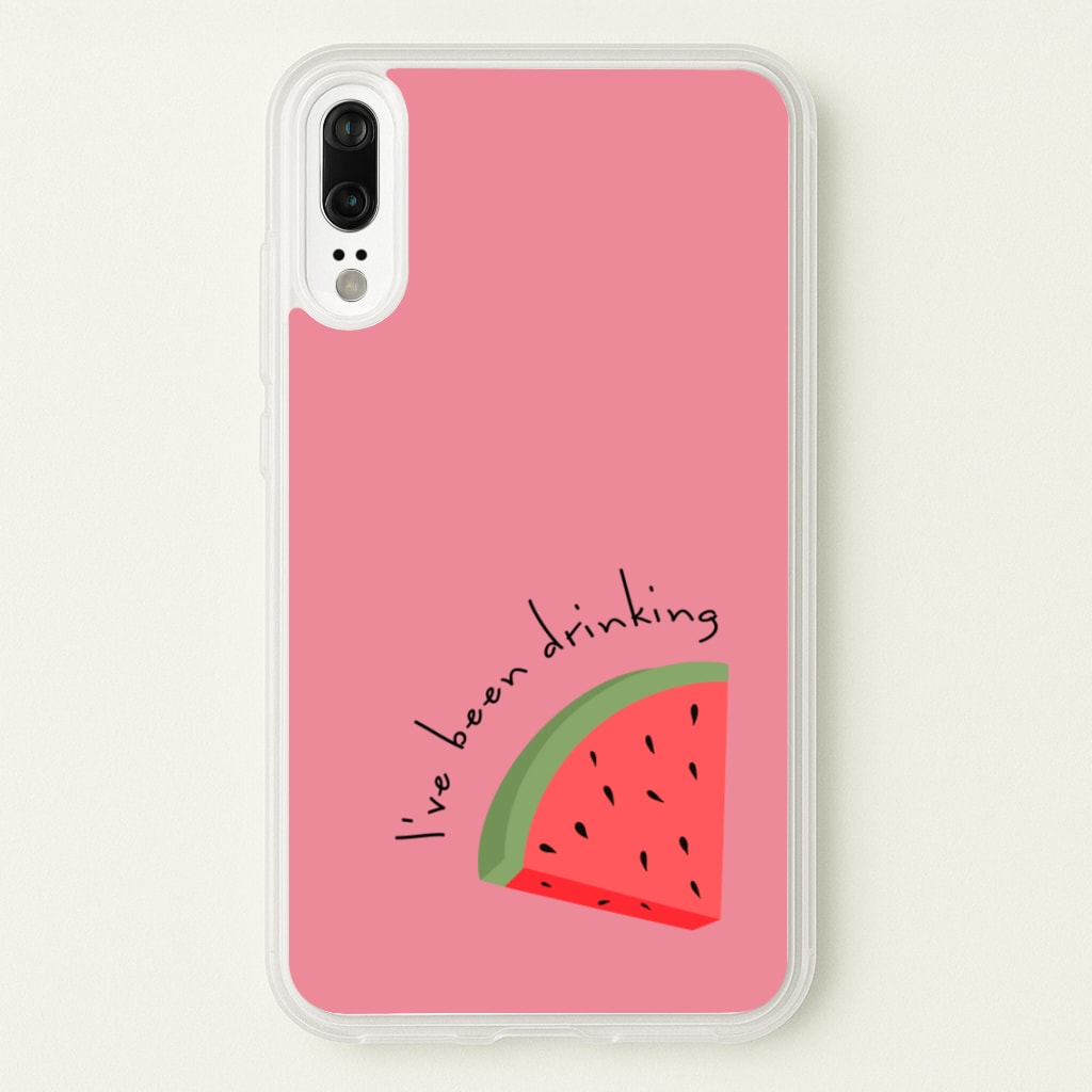 I've Been Drinkin Watermelon - Queen B - Black Enpowerment Phone Case for Huawei P20