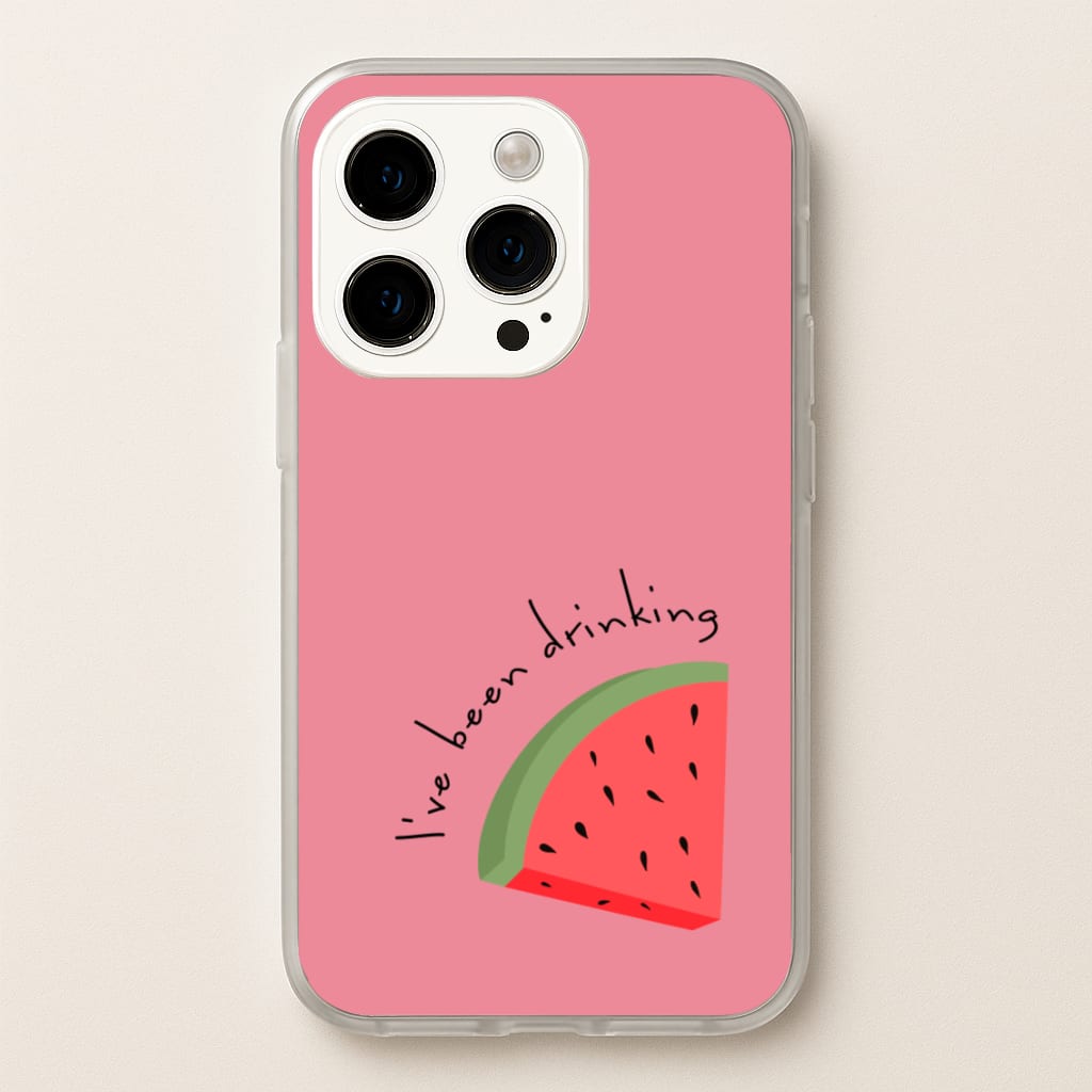 I've Been Drinkin Watermelon - Queen B - Black Enpowerment Phone Case for iPhone 14 Pro