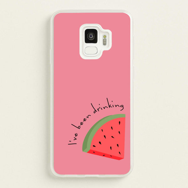 I've Been Drinkin Watermelon - Queen B - Black Enpowerment Phone Case for Galaxy S9