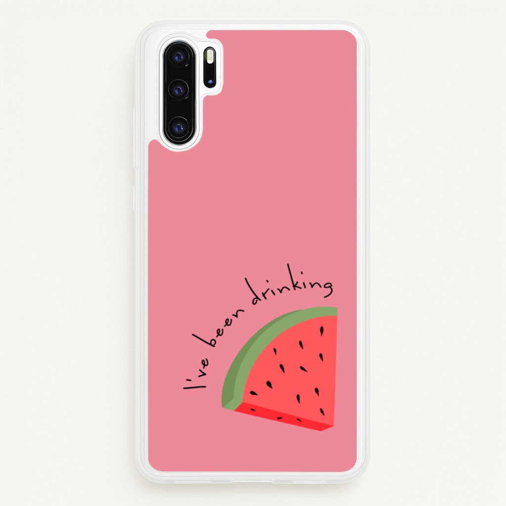 I've Been Drinkin Watermelon - Queen B - Black Enpowerment Phone Case for Huawei P30 Pro
