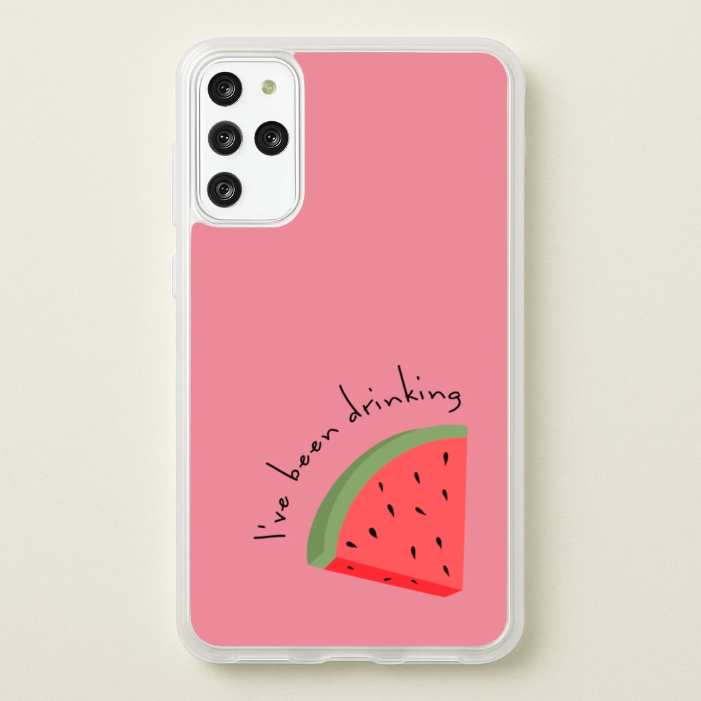 I've Been Drinkin Watermelon - Queen B - Black Enpowerment Phone Case for Galaxy S20 Plus