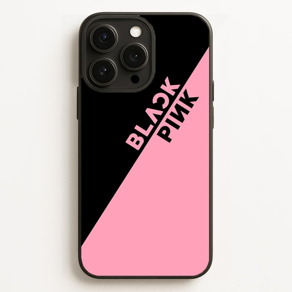 Diagonal Girl K-Pop Band Logo - Blackpink Phone Case for iPhone 16 Pro Max