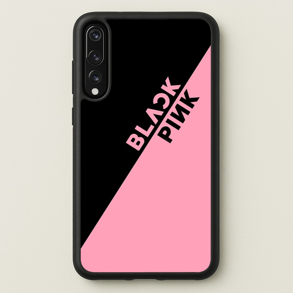 Diagonal Girl K-Pop Band Logo - Blackpink Phone Case for Huawei P20 Pro