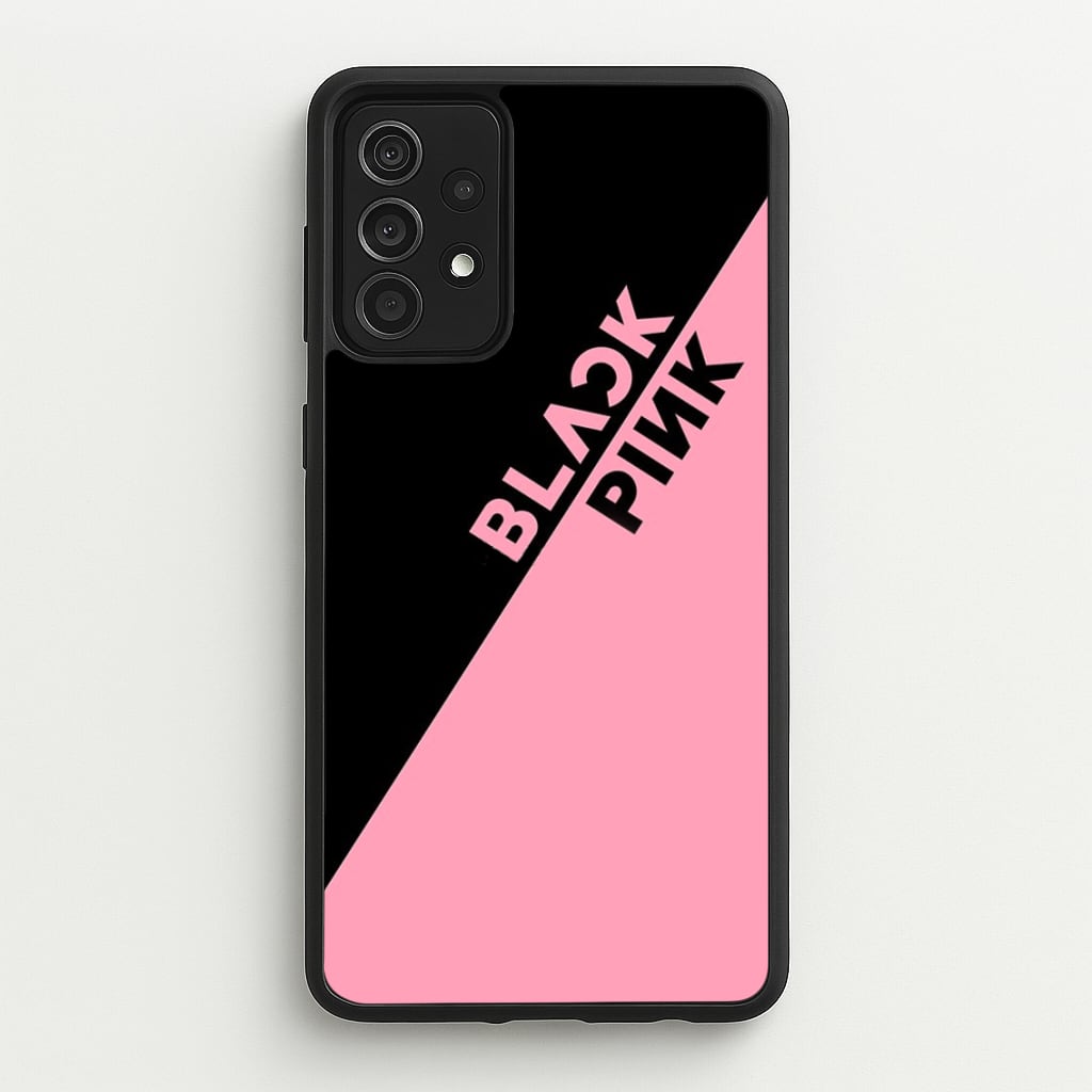 Diagonal Girl K-Pop Band Logo - Blackpink Phone Case for Galaxy A52 / A52s