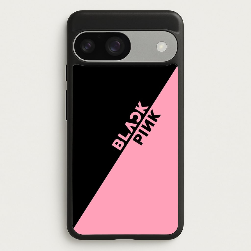 Diagonal Girl K-Pop Band Logo - Blackpink Phone Case for Google Pixel 9 / 9 Pro