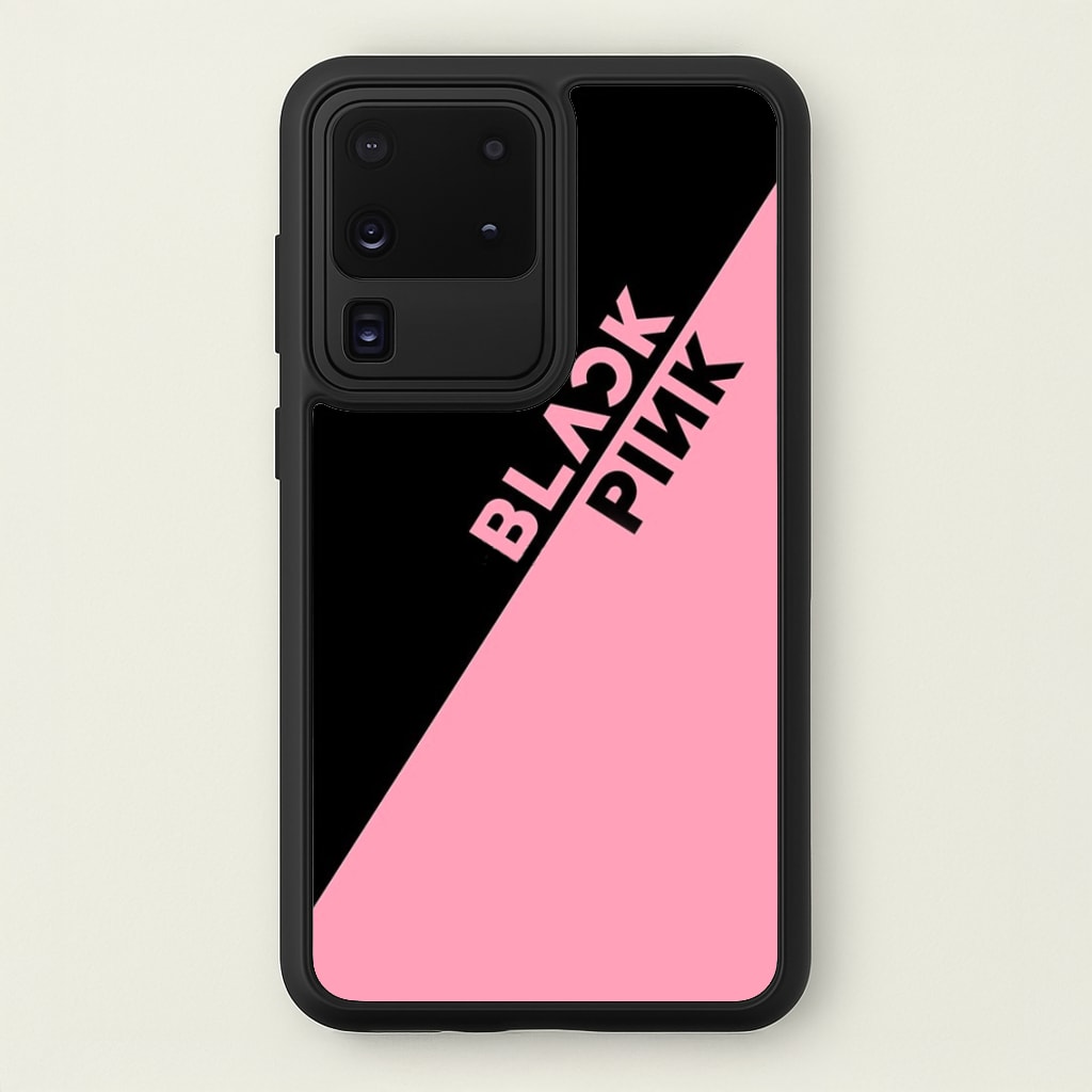Diagonal Girl K-Pop Band Logo - Blackpink Phone Case for Galaxy S20 Ultra