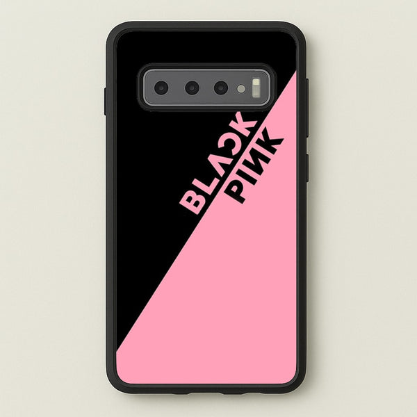 Diagonal Girl K-Pop Band Logo - Blackpink Phone Case for Galaxy S10 Plus