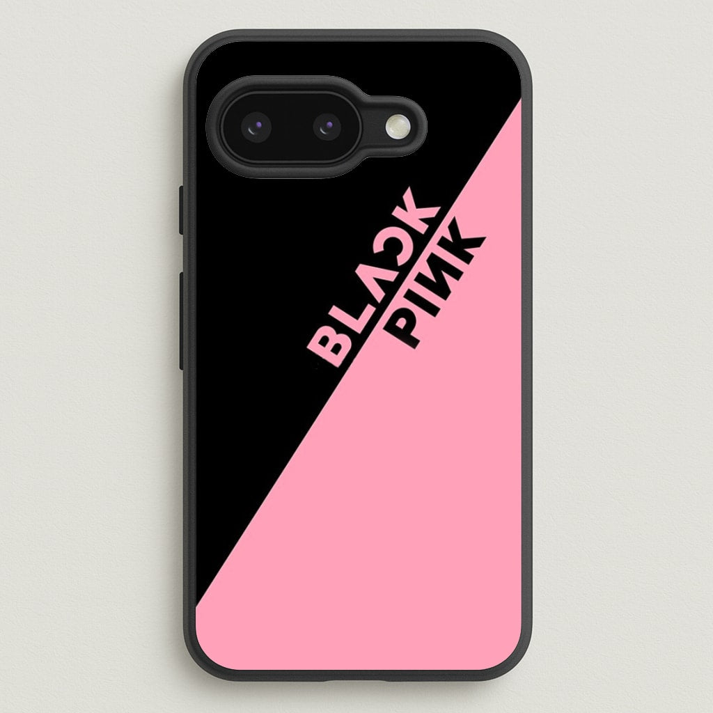 Diagonal Girl K-Pop Band Logo - Blackpink Phone Case for Google Pixel 9a