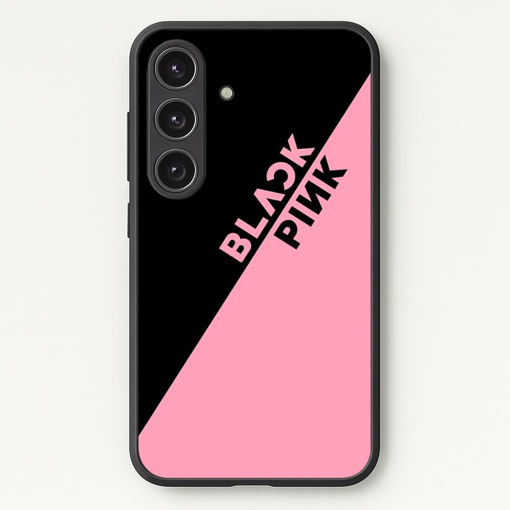 Diagonal Girl K-Pop Band Logo - Blackpink Phone Case for Galaxy S25 Plus