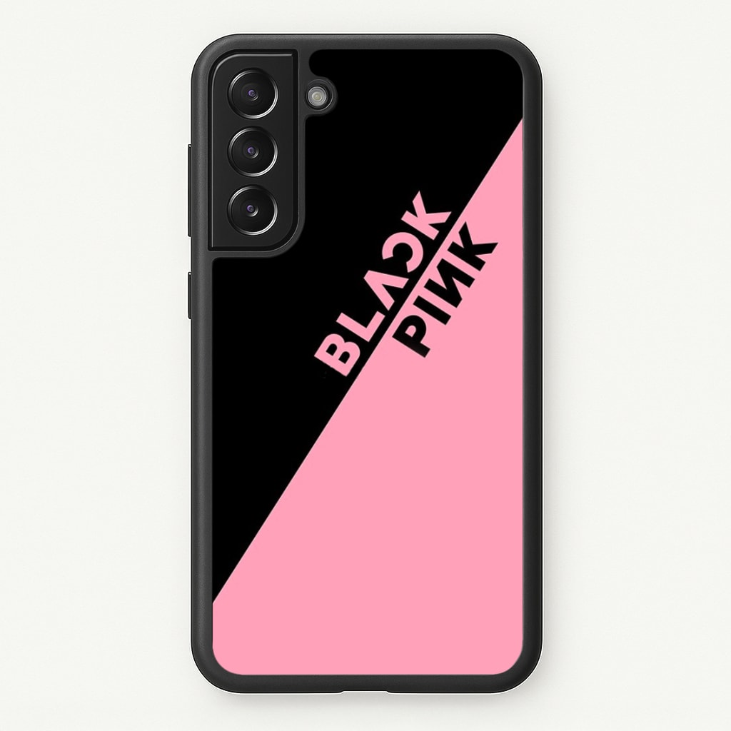 Diagonal Girl K-Pop Band Logo - Blackpink Phone Case for Galaxy S21