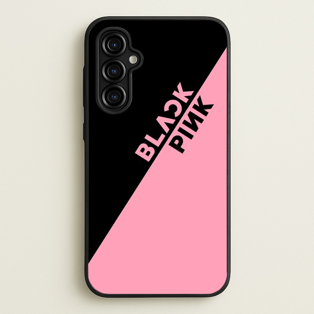 Diagonal Girl K-Pop Band Logo - Blackpink Phone Case for Galaxy A54