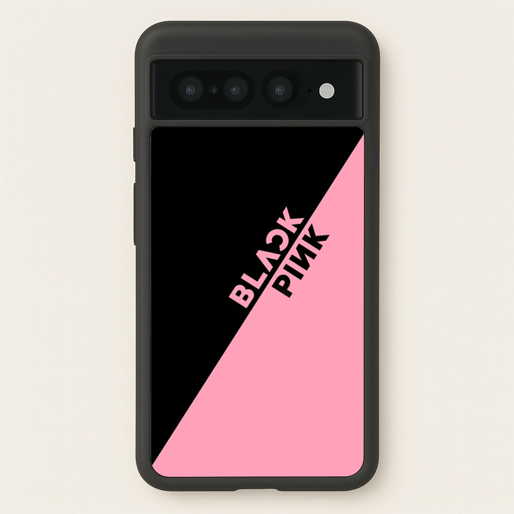 Diagonal Girl K-Pop Band Logo - Blackpink Phone Case for Google Pixel 7 Pro