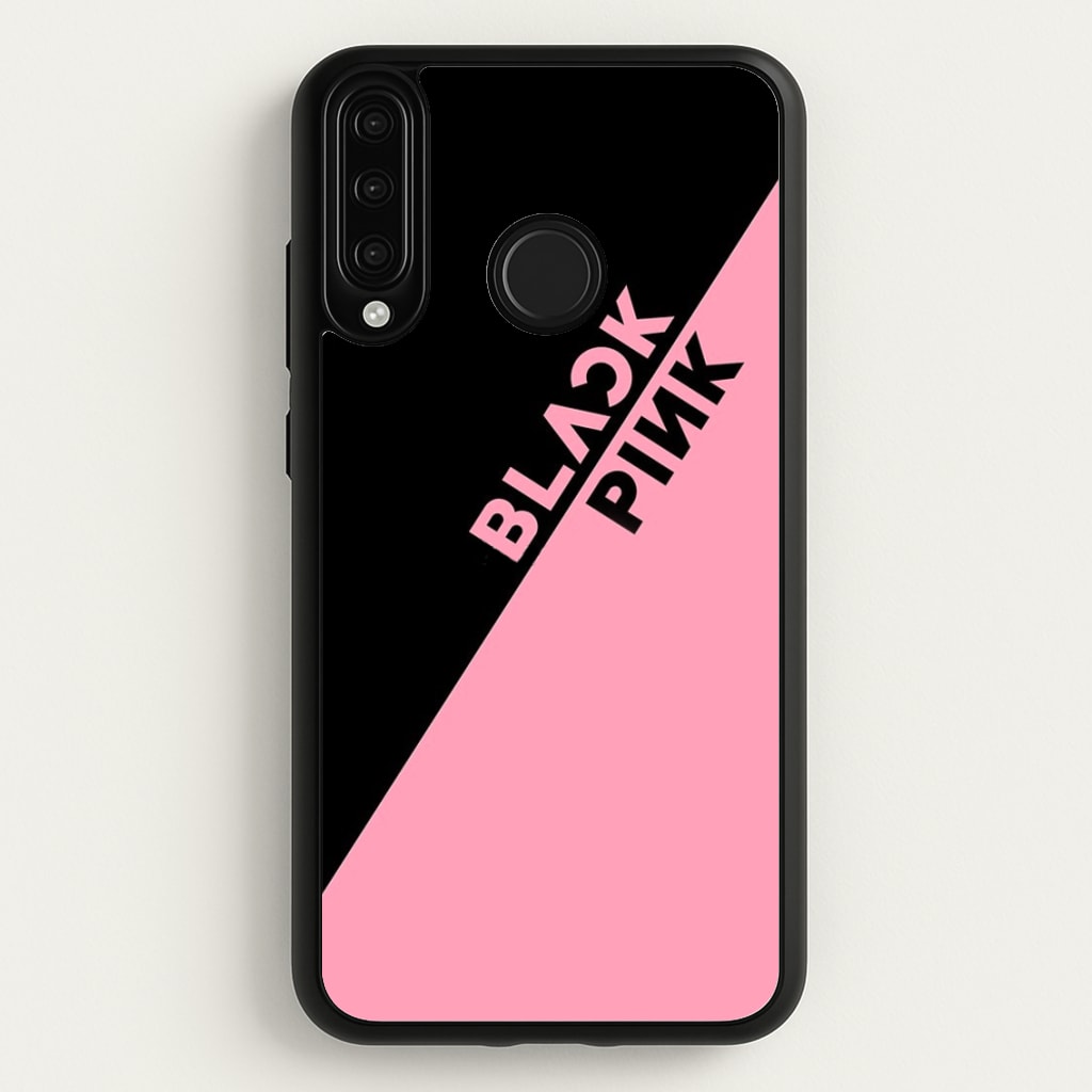 Diagonal Girl K-Pop Band Logo - Blackpink Phone Case for Huawei P30 Lite