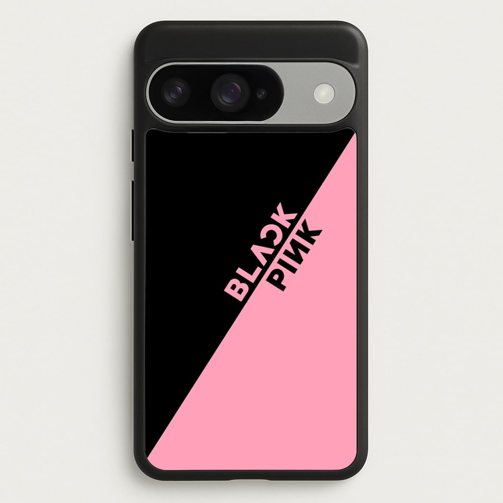 Diagonal Girl K-Pop Band Logo Phone Case for Google Pixel 10 / 10 Pro
