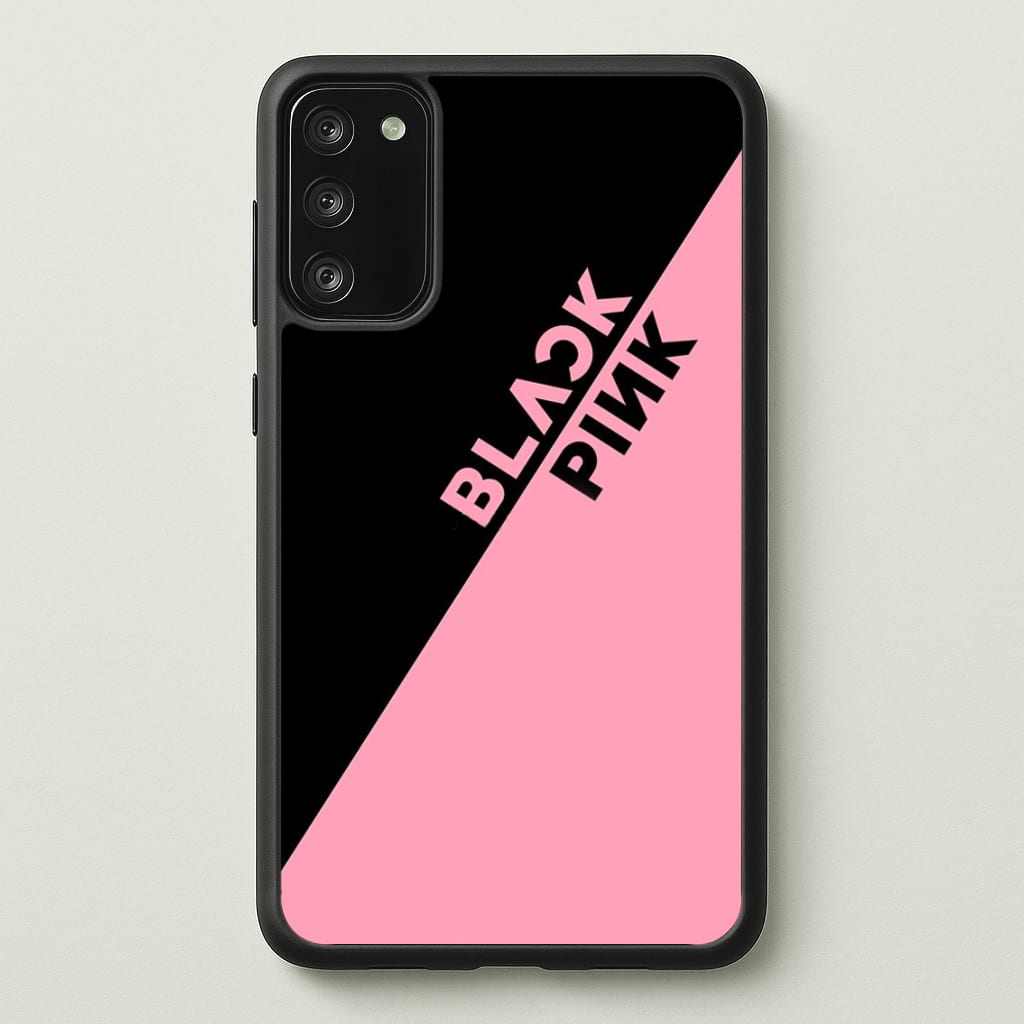 Diagonal Girl K-Pop Band Logo - Blackpink Phone Case for Galaxy A41