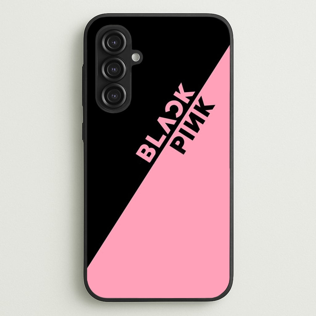 Diagonal Girl K-Pop Band Logo - Blackpink Phone Case for Galaxy S23FE