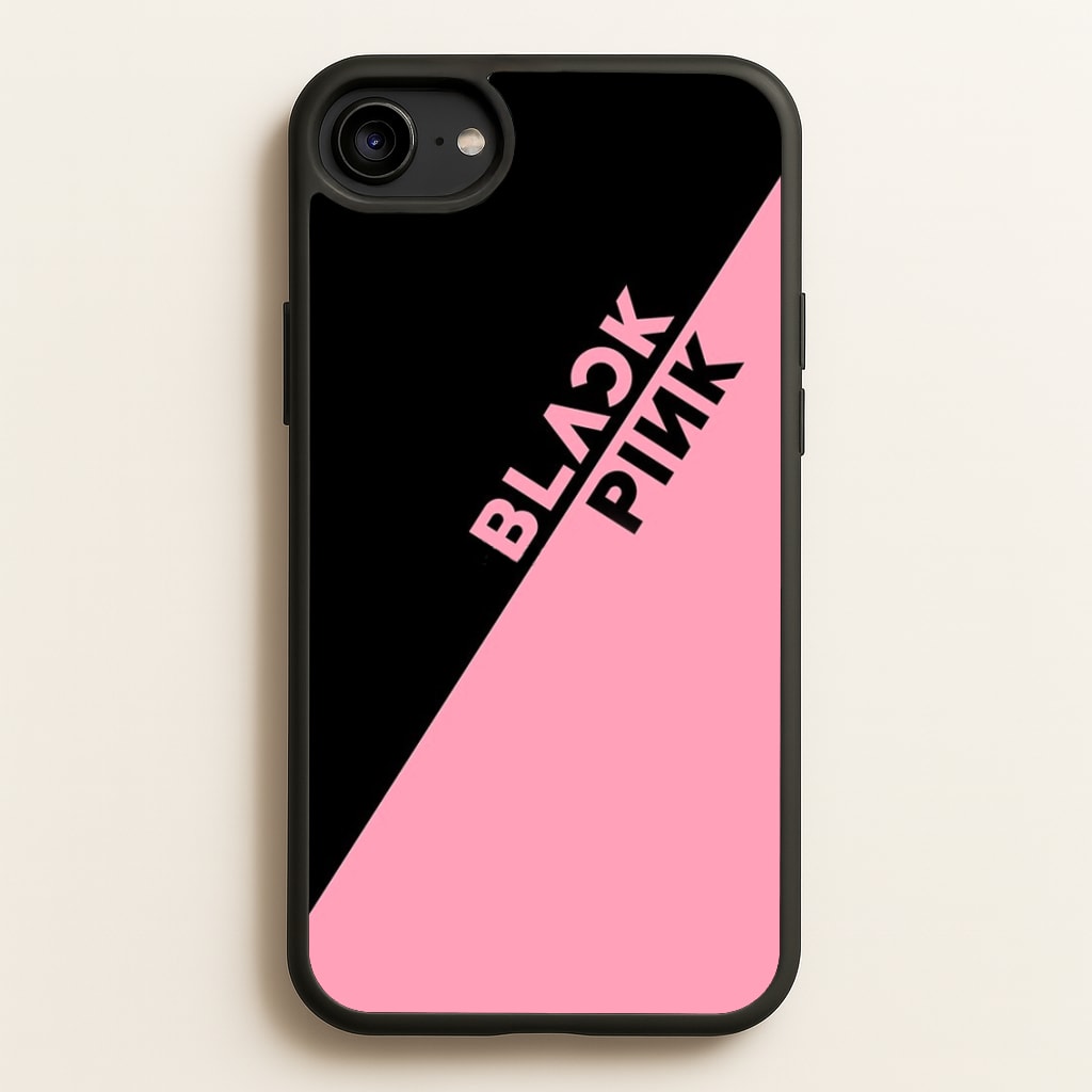 Diagonal Girl K-Pop Band Logo - Blackpink Phone Case for iPhone 6 / 7 / 8 / SE
