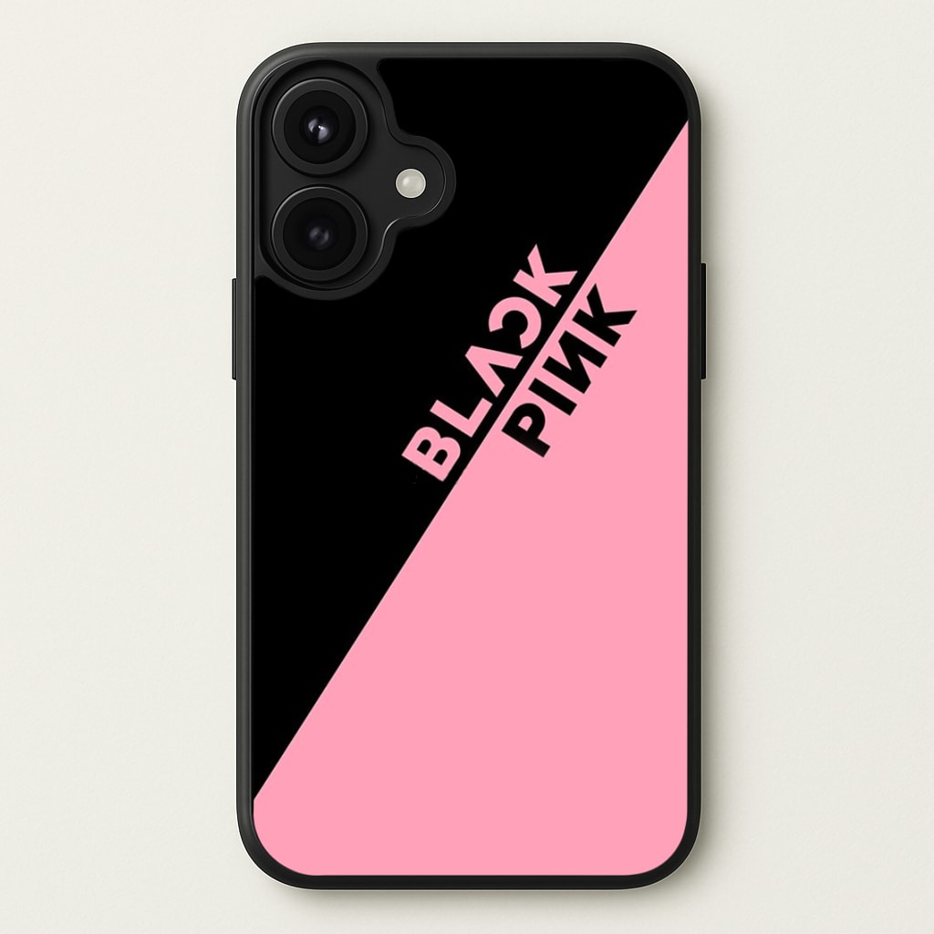 Diagonal Girl K-Pop Band Logo Phone Case for iPhone 17