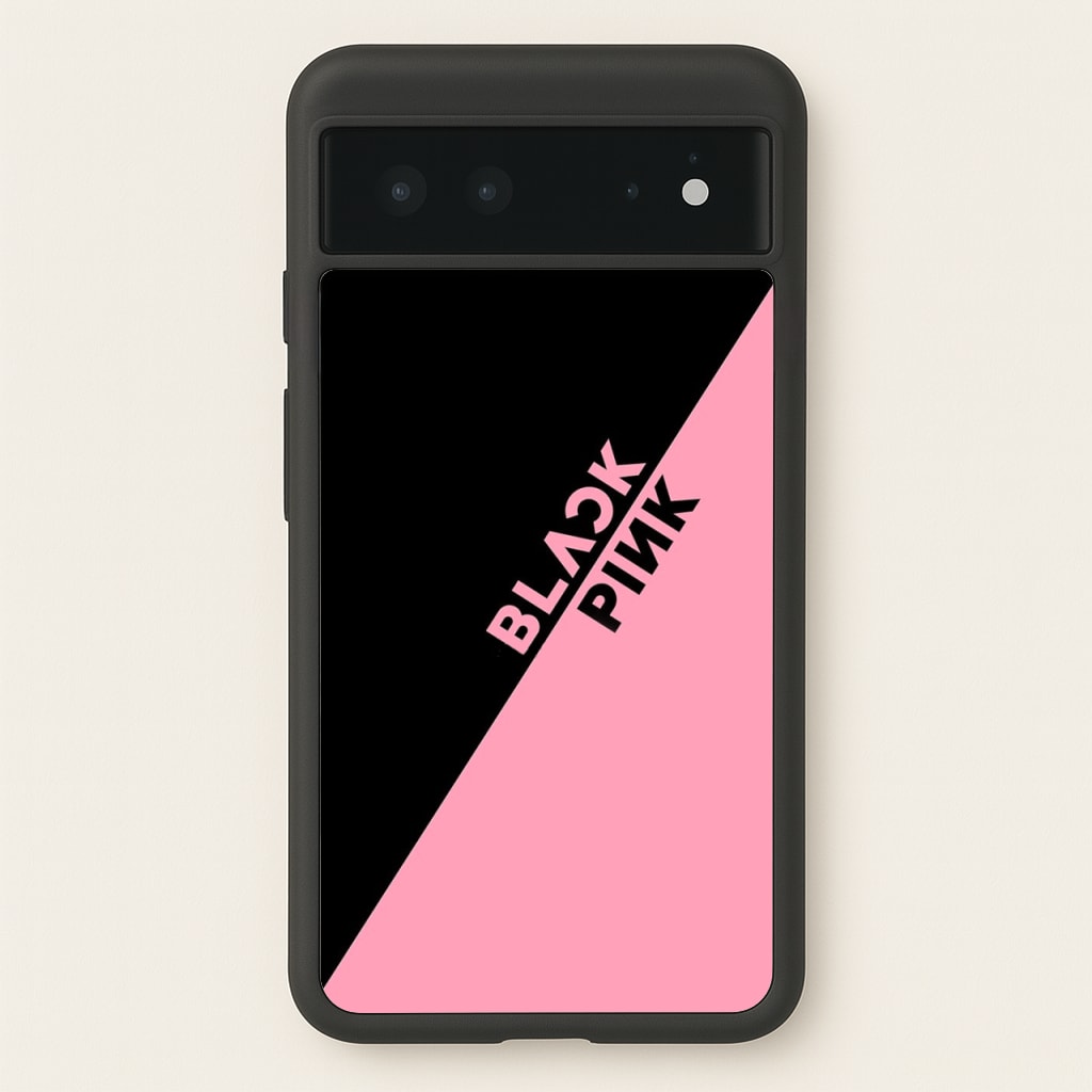 Diagonal Girl K-Pop Band Logo - Blackpink Phone Case for Google Pixel 6