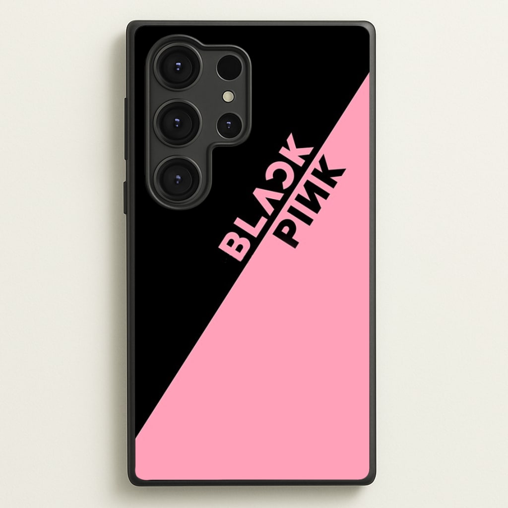 Diagonal Girl K-Pop Band Logo - Blackpink Phone Case for Galaxy S25 Ultra