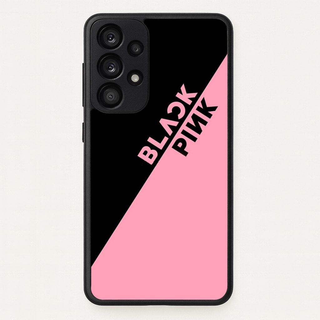 Diagonal Girl K-Pop Band Logo - Blackpink Phone Case for Galaxy A53
