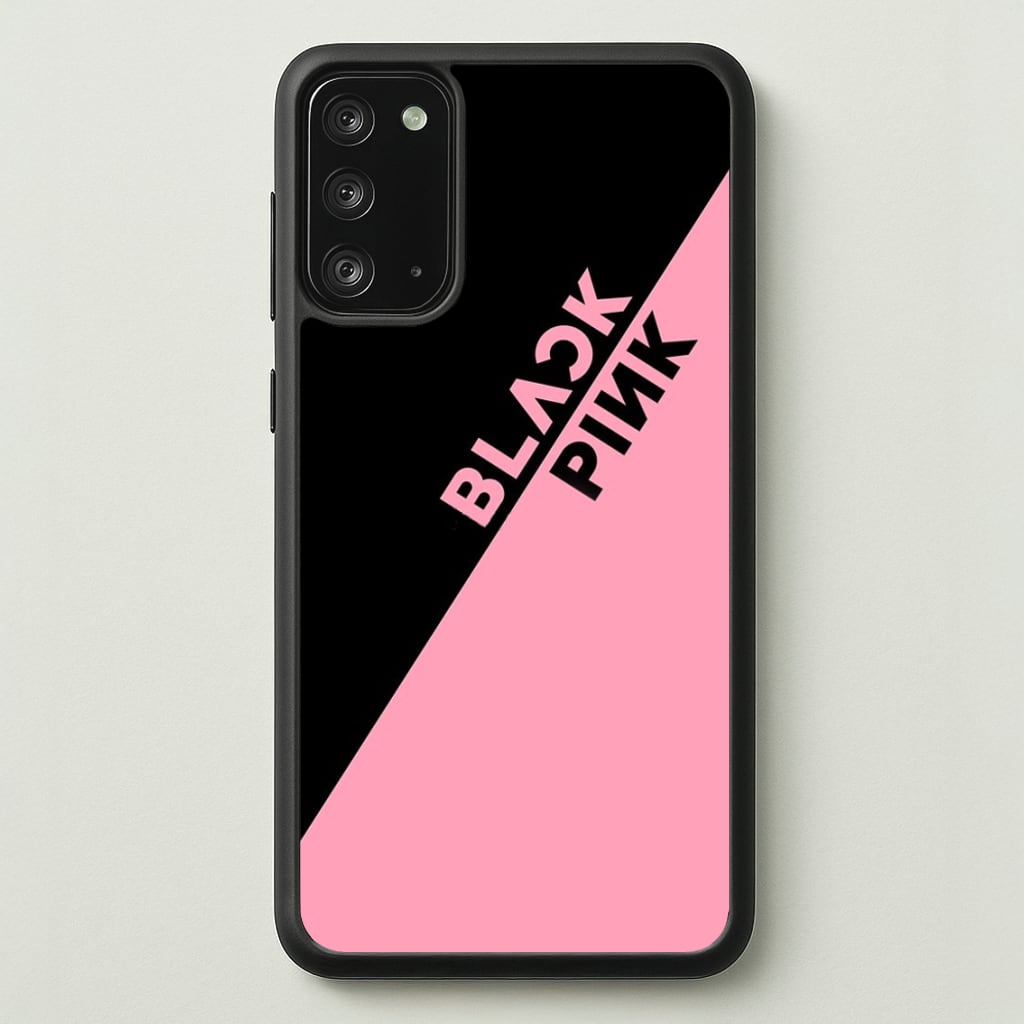 Diagonal Girl K-Pop Band Logo - Blackpink Phone Case for Galaxy Note 20