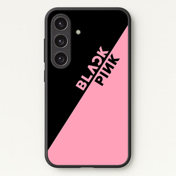 Diagonal Girl K-Pop Band Logo - Blackpink Phone Case for Galaxy S25
