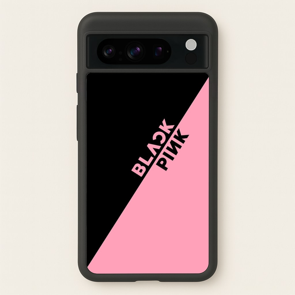 Diagonal Girl K-Pop Band Logo - Blackpink Phone Case for Google Pixel 8 Pro