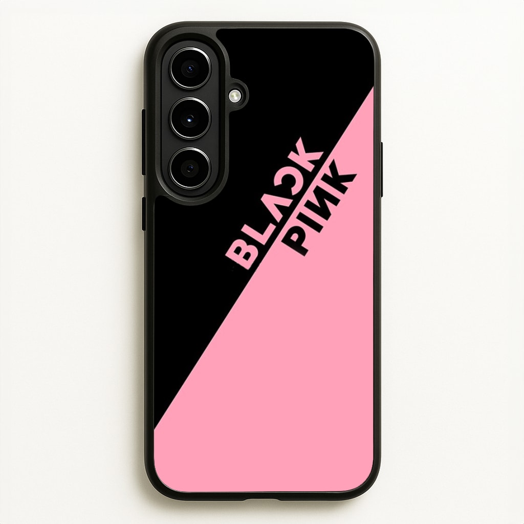 Diagonal Girl K-Pop Band Logo - Blackpink Phone Case for Galaxy A56