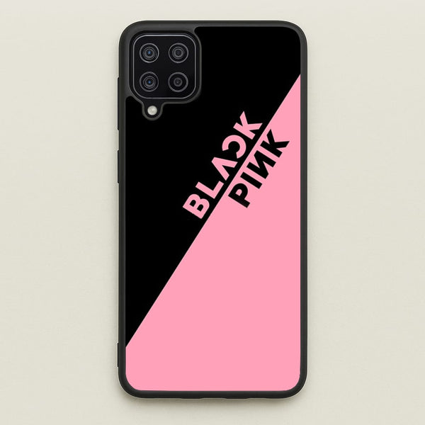 Diagonal Girl K-Pop Band Logo - Blackpink Phone Case for Galaxy A12
