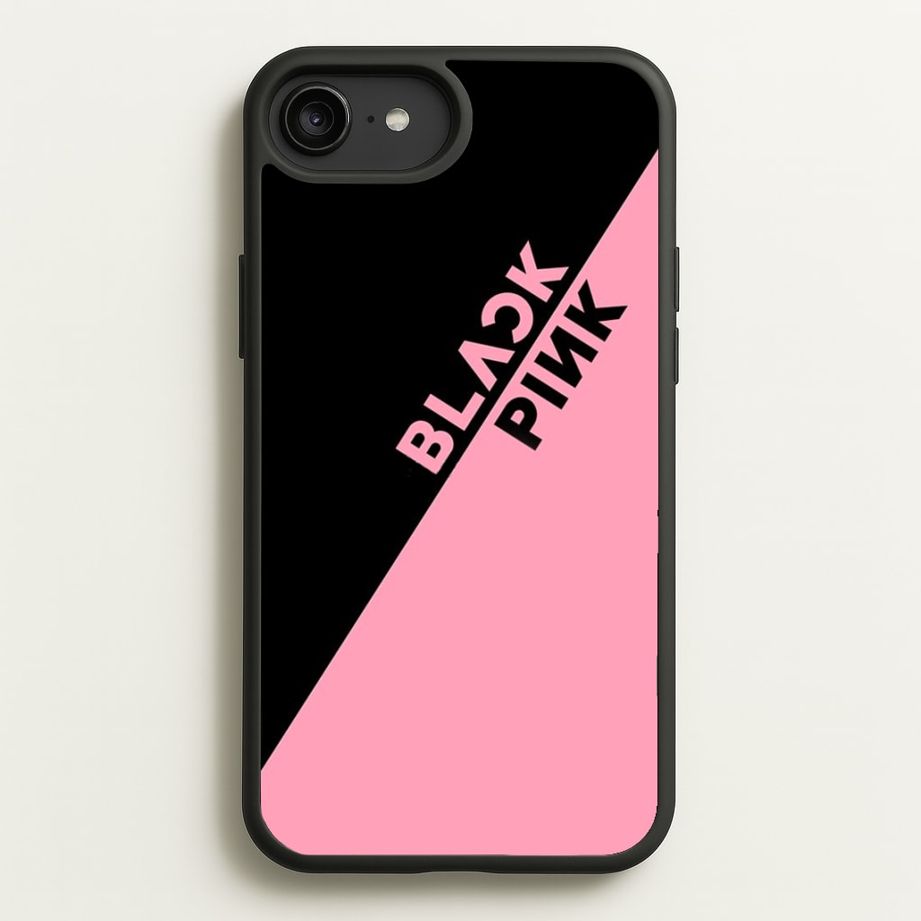 Diagonal Girl K-Pop Band Logo - Blackpink Phone Case for iPhone 6 Plus / 7 Plus / 8 Plus