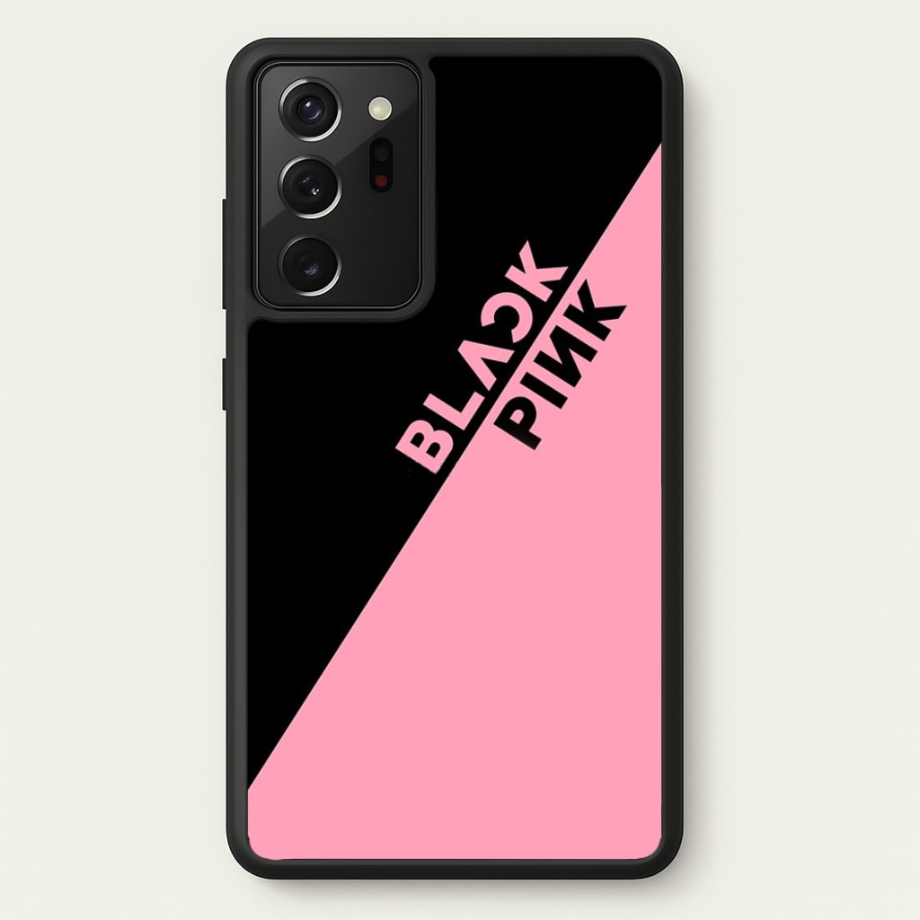 Diagonal Girl K-Pop Band Logo - Blackpink Phone Case for Galaxy Note 20 Ultra