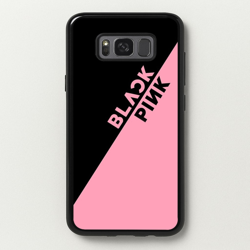 Diagonal Girl K-Pop Band Logo - Blackpink Phone Case for Galaxy S8