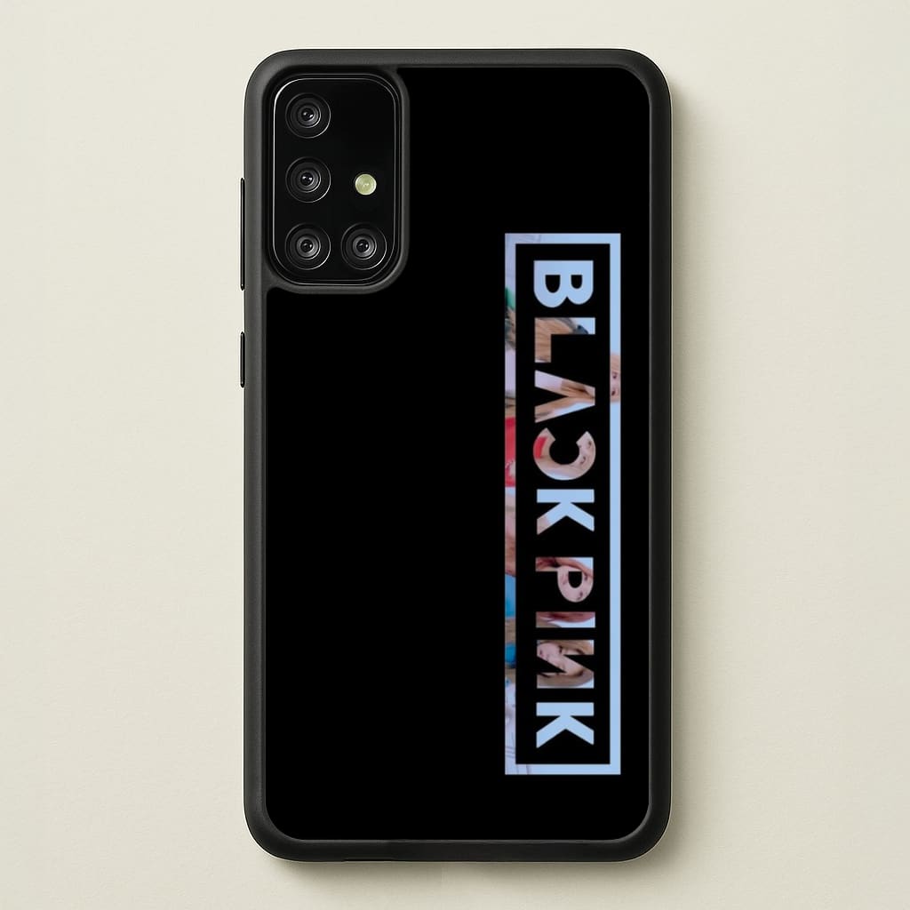 Vertical Girl K-Pop Band Logo - Blackpink Phone Case for Galaxy A71