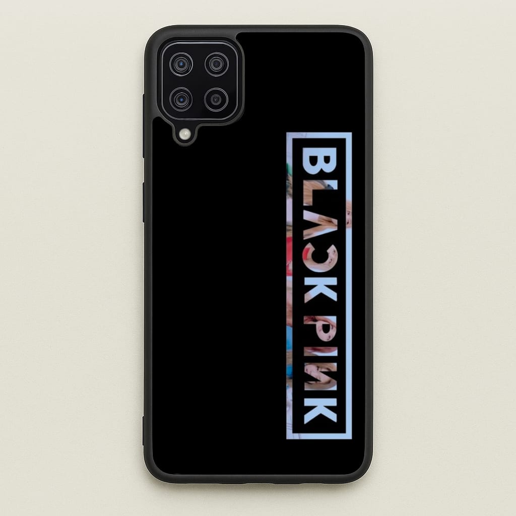 Vertical Girl K-Pop Band Logo - Blackpink Phone Case for Galaxy A12
