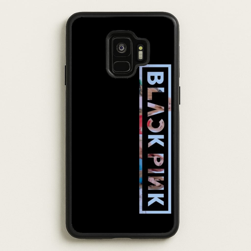 Vertical Girl K-Pop Band Logo - Blackpink Phone Case for Galaxy S9