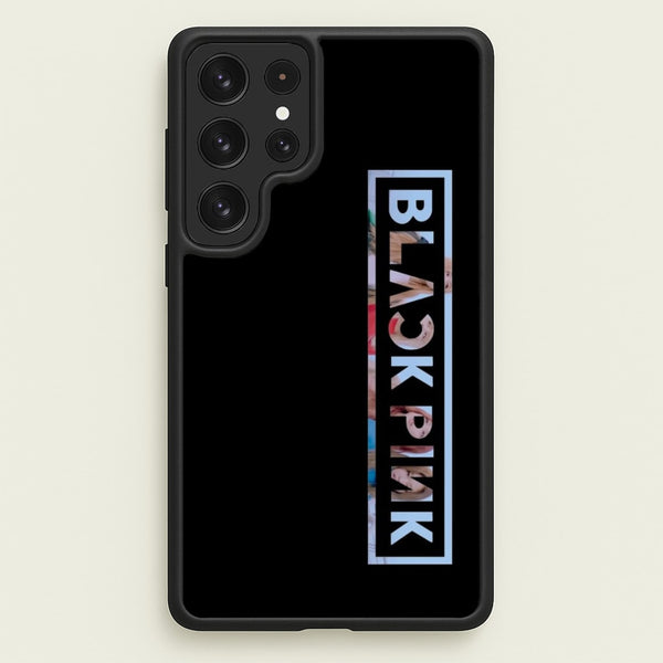 Vertical Girl K-Pop Band Logo - Blackpink Phone Case for Galaxy S22 Ultra