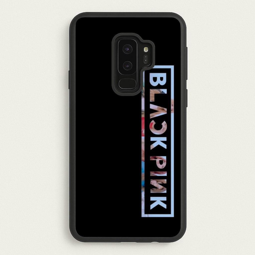 Vertical Girl K-Pop Band Logo - Blackpink Phone Case for Galaxy S9 Plus