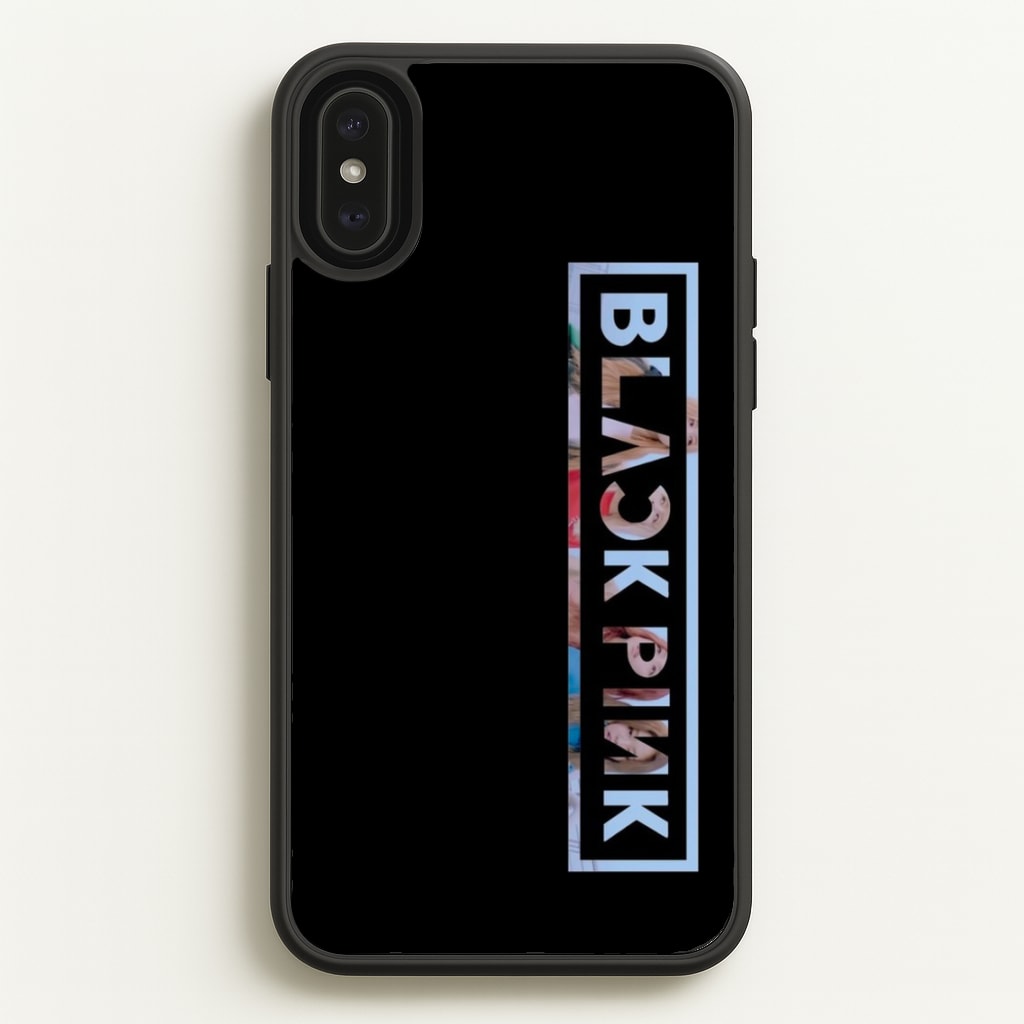 Vertical Girl K-Pop Band Logo - Blackpink Phone Case for iPhone XS Max