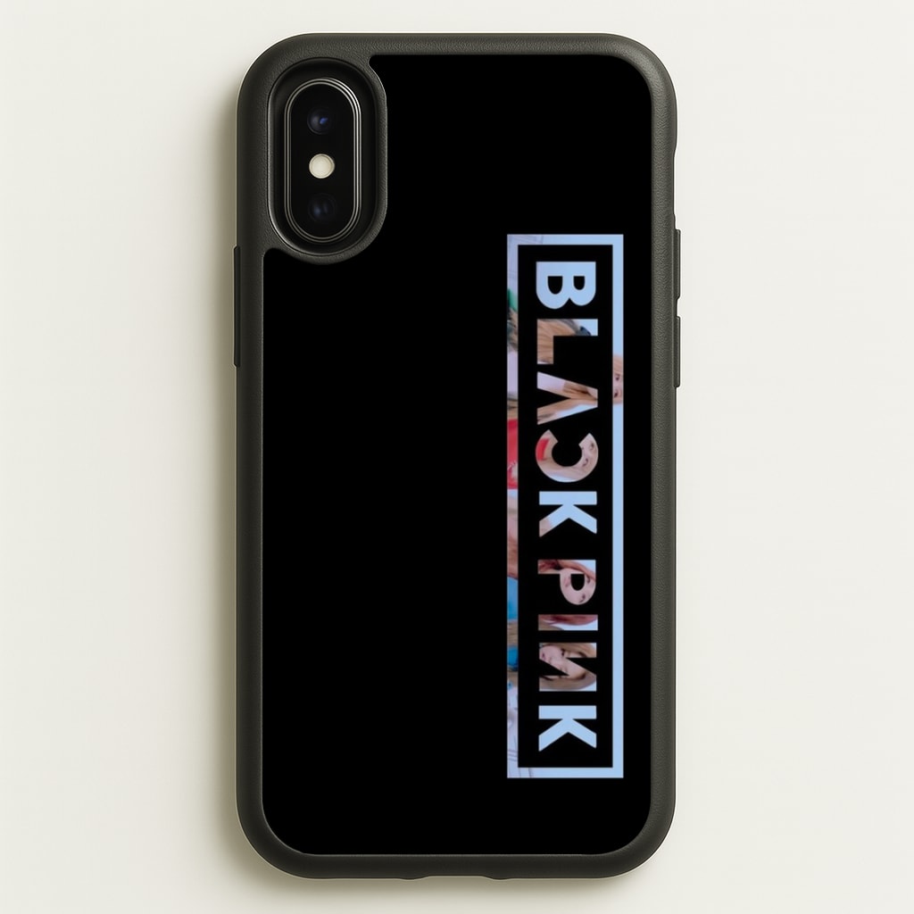 Vertical Girl K-Pop Band Logo - Blackpink Phone Case for iPhone X / XS