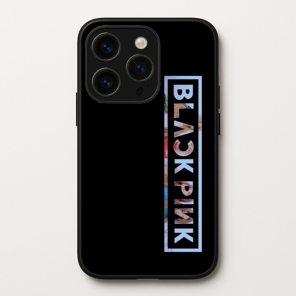 Vertical Girl K-Pop Band Logo - Blackpink Phone Case for iPhone 15 Pro Max