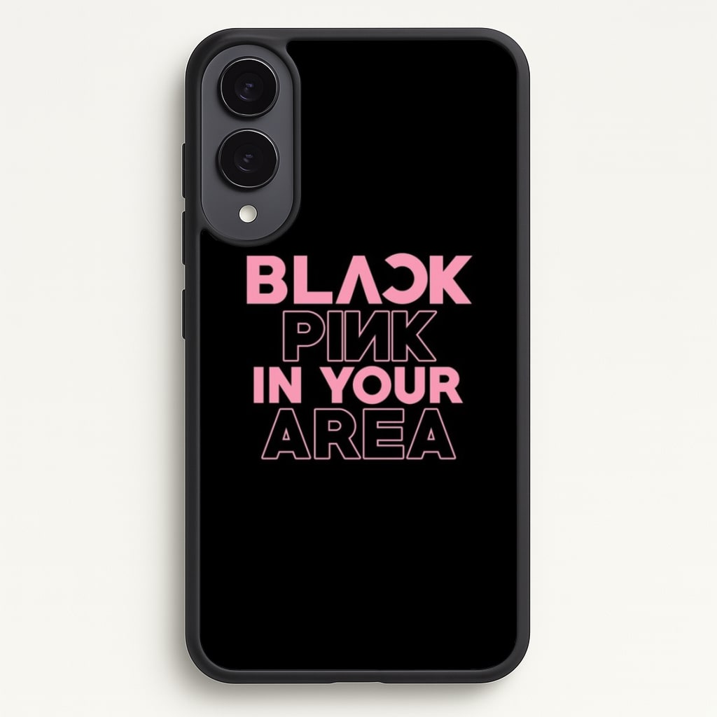Girl K-Pop Band In Your Area - Black - Blackpink Phone Case for Galaxy S25 Edge