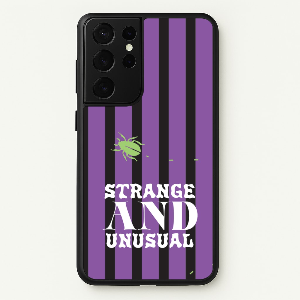 Strange And Unusual - Beetlejuice Phone Case for Galaxy S21 Ultra