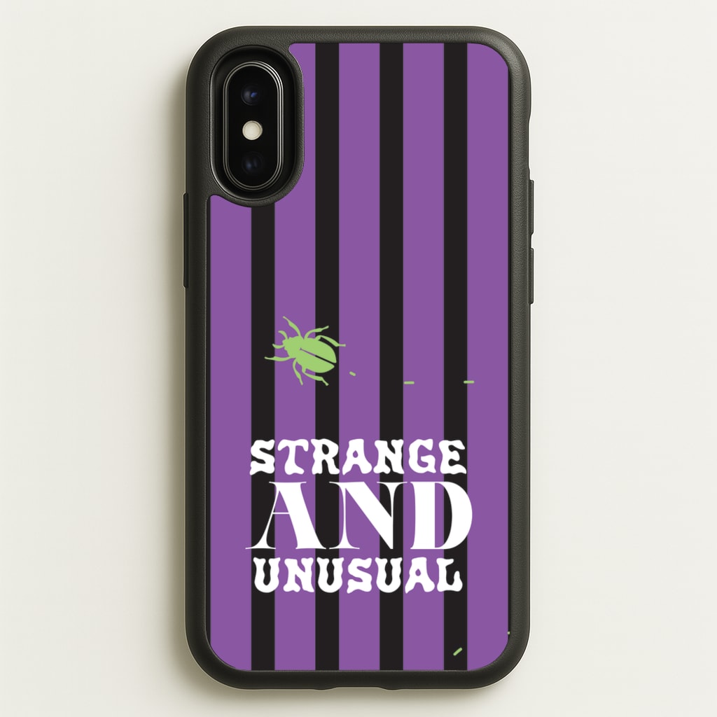 Strange And Unusual - Beetlejuice Phone Case for iPhone X / XS