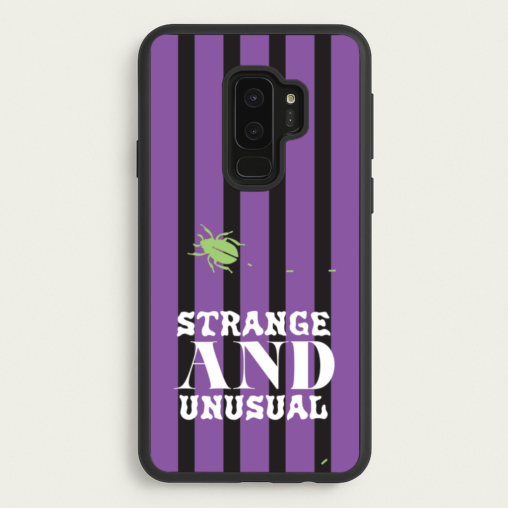 Strange And Unusual - Beetlejuice Phone Case for Galaxy S9 Plus