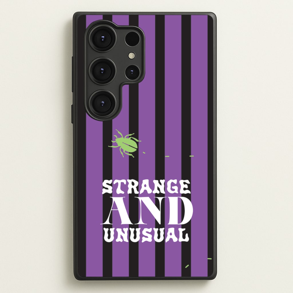 Strange And Unusual - Beetlejuice Phone Case for Galaxy S25 Ultra