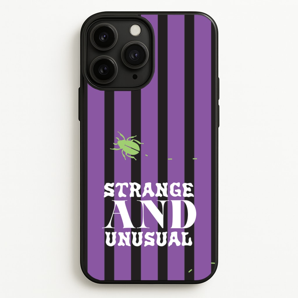 Strange And Unusual - Beetlejuice Phone Case for iPhone 11 Pro Max