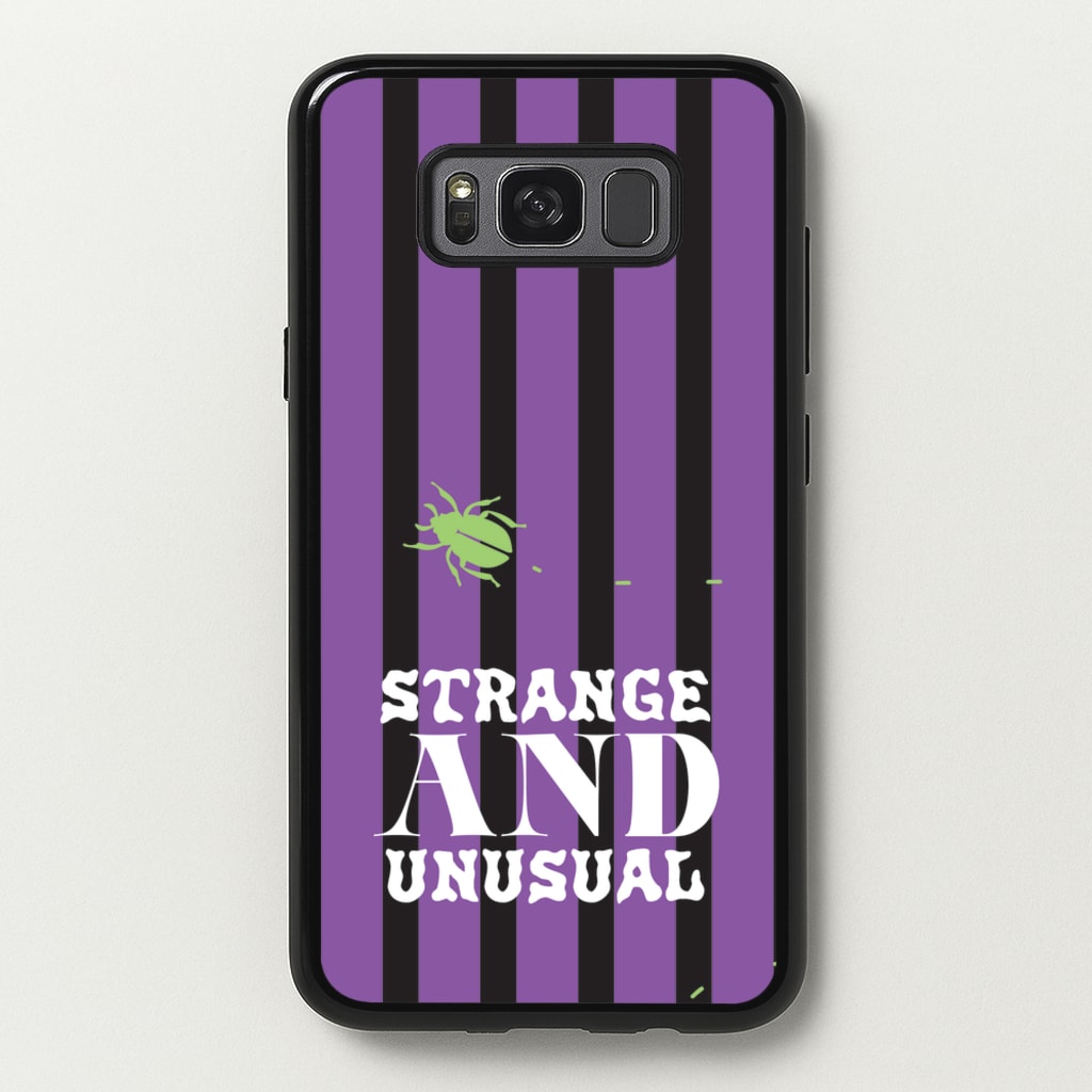 Strange And Unusual - Beetlejuice Phone Case for Galaxy S8