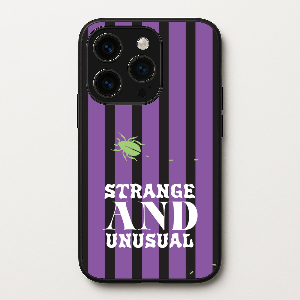 Strange And Unusual - Beetlejuice Phone Case for iPhone 14 Pro