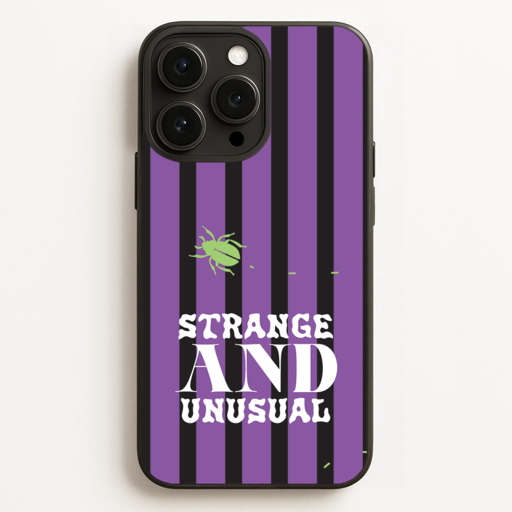 Strange And Unusual - Beetlejuice Phone Case for iPhone 12 Pro Max